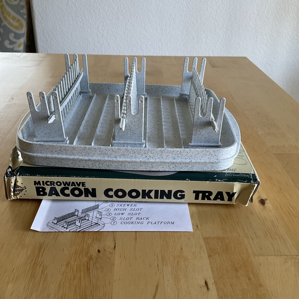 Microwave Bacon Cooking Tray Signature Series 68202 Acme 2004 Up To 14 Strips